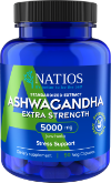 NATIOS Ashwagandha Extract, 5000 mg, Extra Strength, 90 veganských kapslí